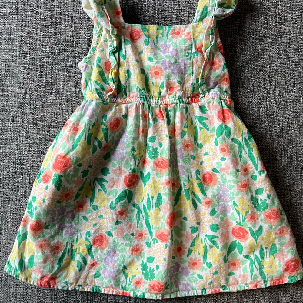 Floral Kids Dress - Multicolor